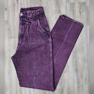 Vintage Genuine Ethics Purple Super High Rise Jeans-Size 13/14